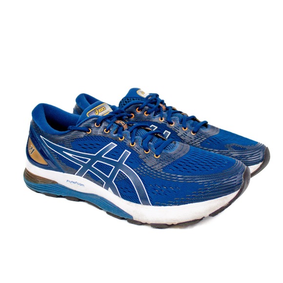 Asics Gel-Nimbus 21 Moko Blue Black Sneakers 10.5 US Men - 44.5 EU - Picture 2 of 10